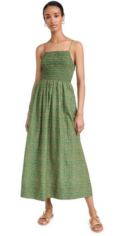 Birds of Paradis Carmen Dress Prado Ditsy