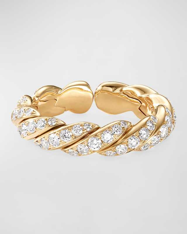 Paveflex 18k Gold & Diamond Ring