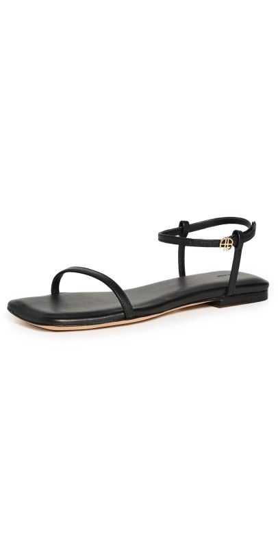 ANINE BING Invisible Flat Sandals Black