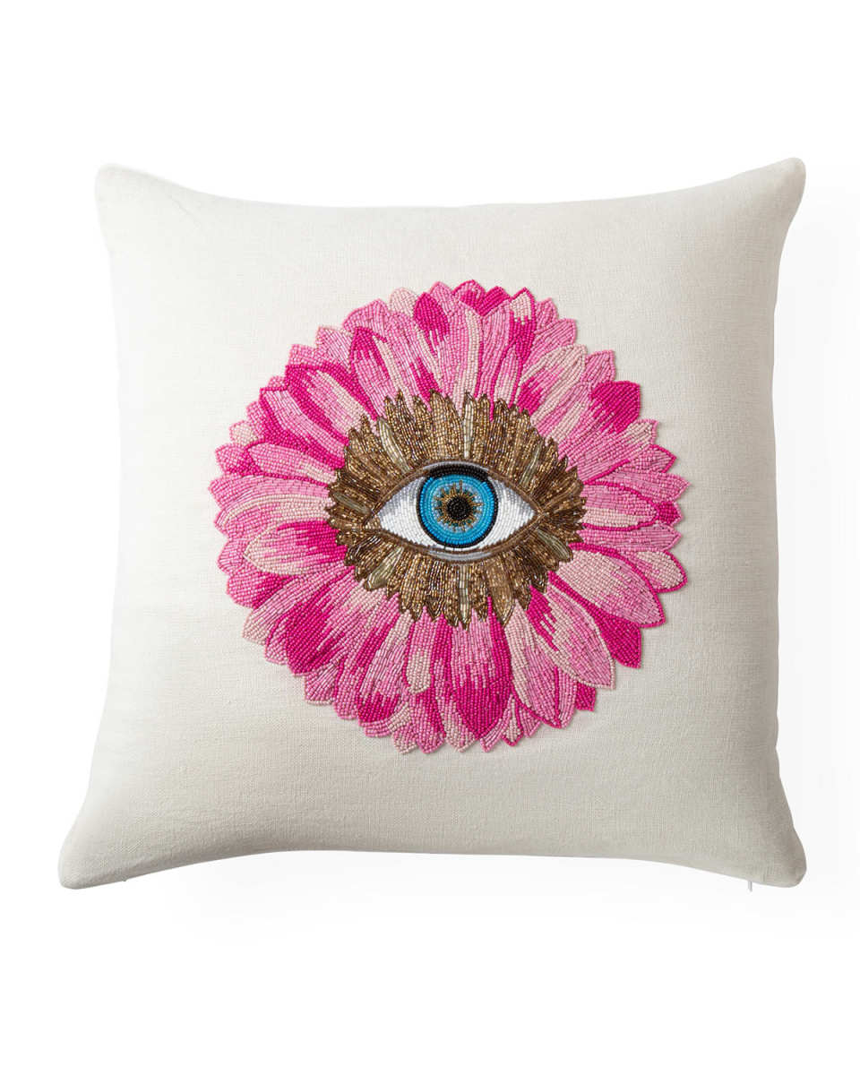 Petals Beaded Pillow