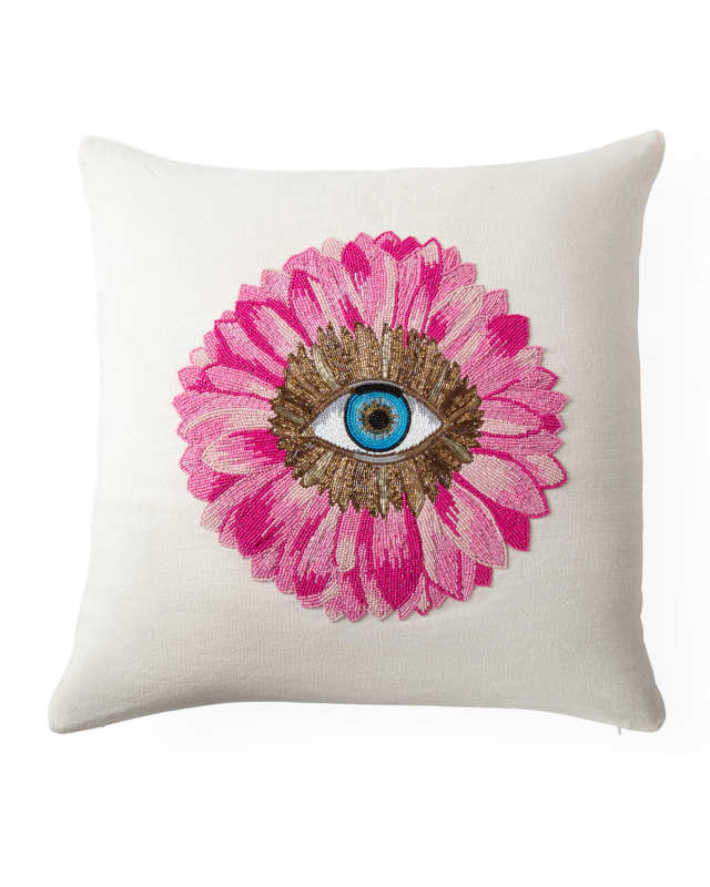 Petals Beaded Pillow
