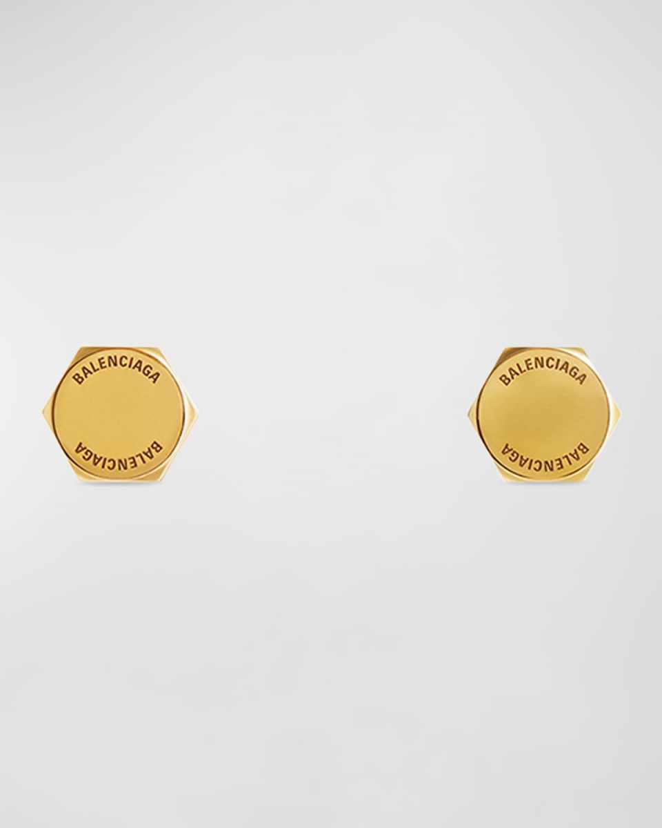 Garage Double Screw Earrings