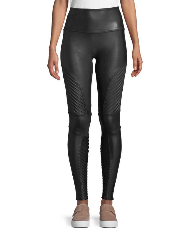 Moto Faux-Leather Leggings