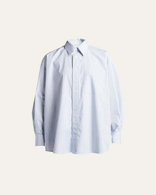 Thin Stripe Poplin Shirt