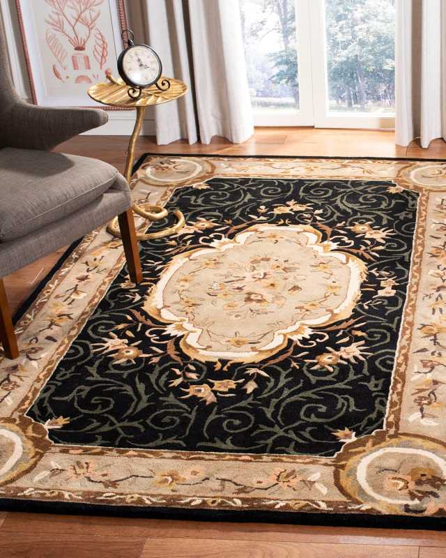 Aubusson Night Rug, 3' x 8'