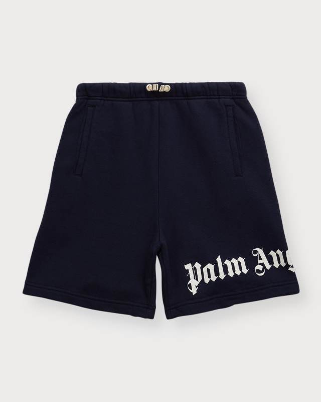 Boy's Logo-Print Sweat Shorts, Size 4-10