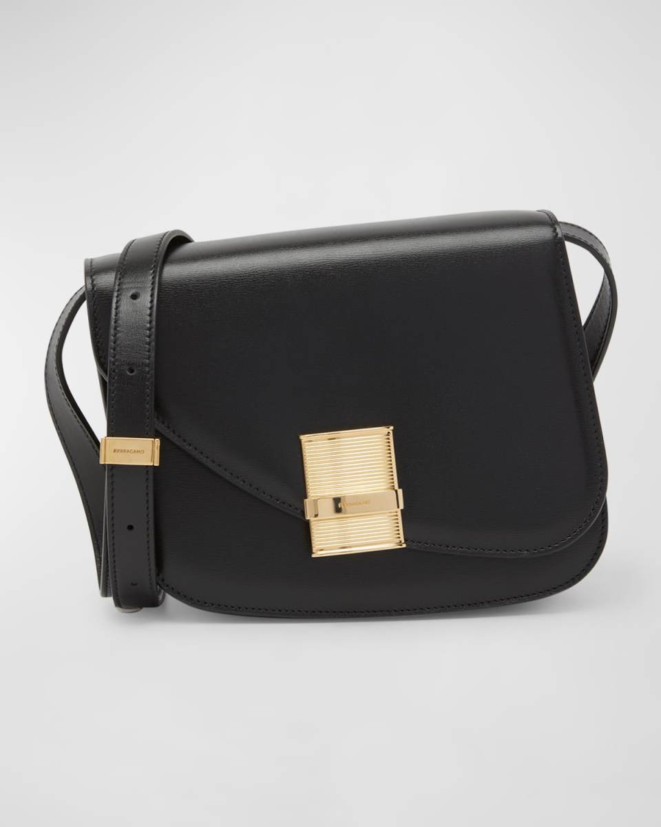 Fiamma Small Leather Crossbody Bag