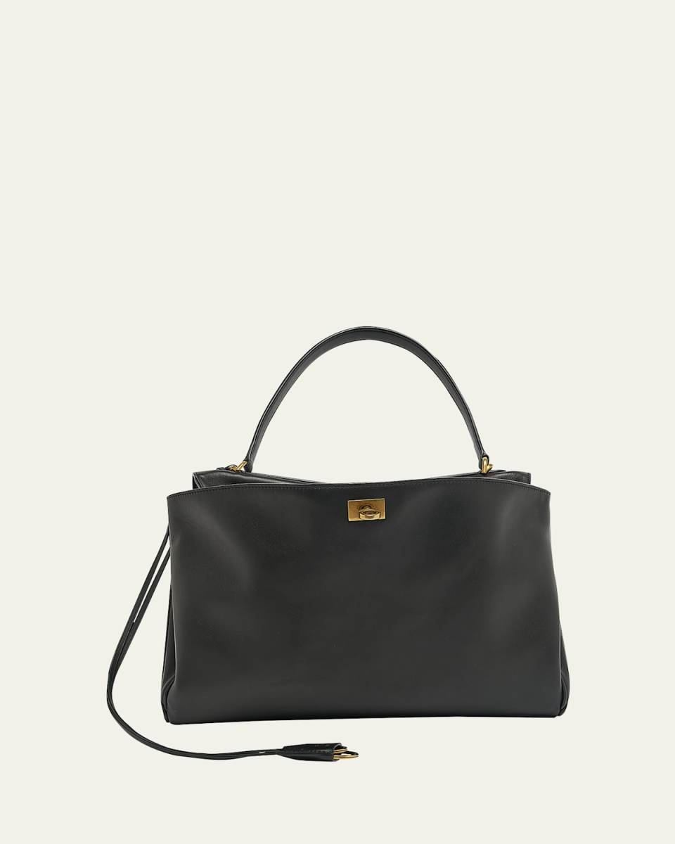 Rodeo Medium Leather Top-Handle Bag