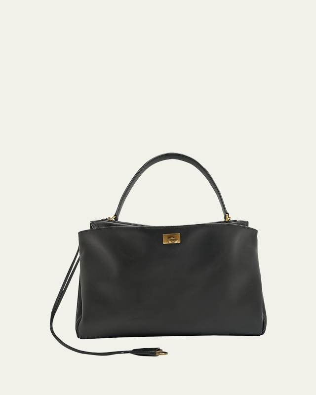 Rodeo Medium Leather Top-Handle Bag