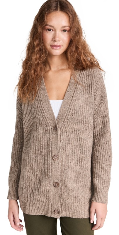 Jenni Kayne Cashmere Cocoon Cardigan Taupe