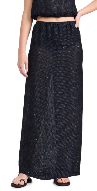 Leset Stella Maxi Skirt Ocean
