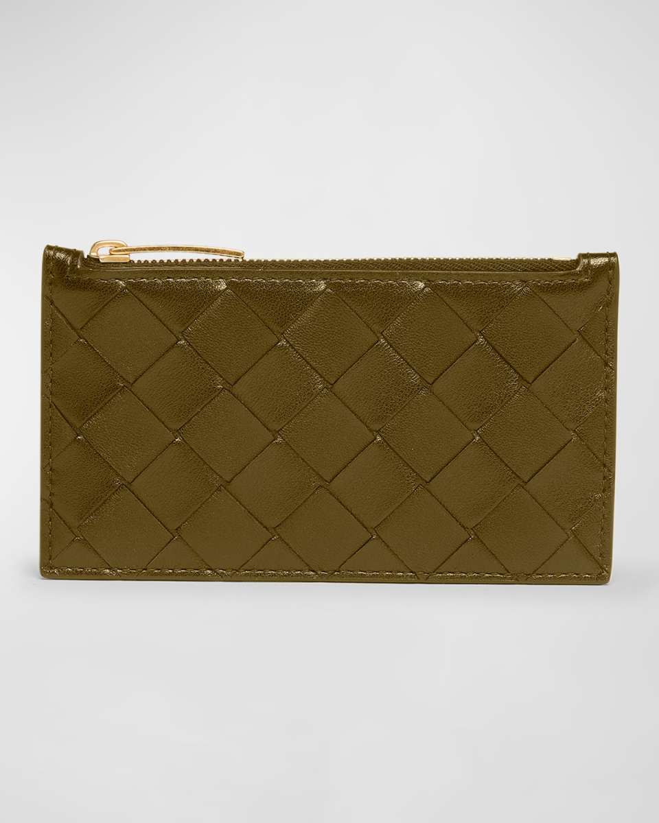 Zip Leather Card Case