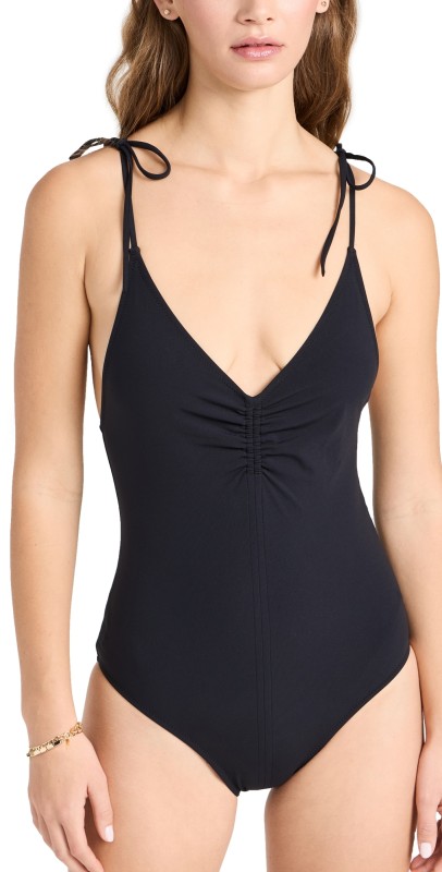 Ulla Johnson Dali Maillot Swimsuit Noir