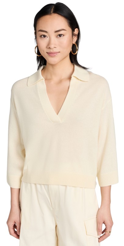Le Kasha Bogra Cashmere Pullover Lemon