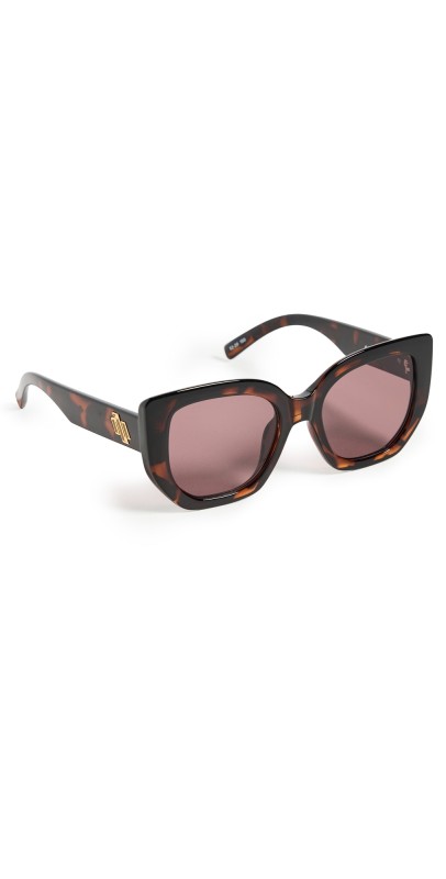 Le Specs Euphoria Sunglasses Super Dark Tort