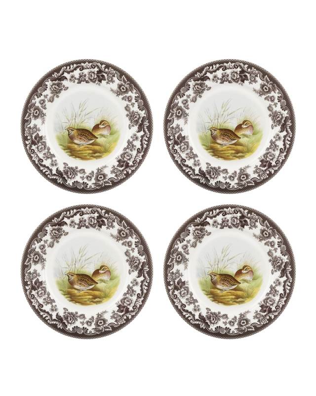 Woodland Luncheon Plates, Set of 4