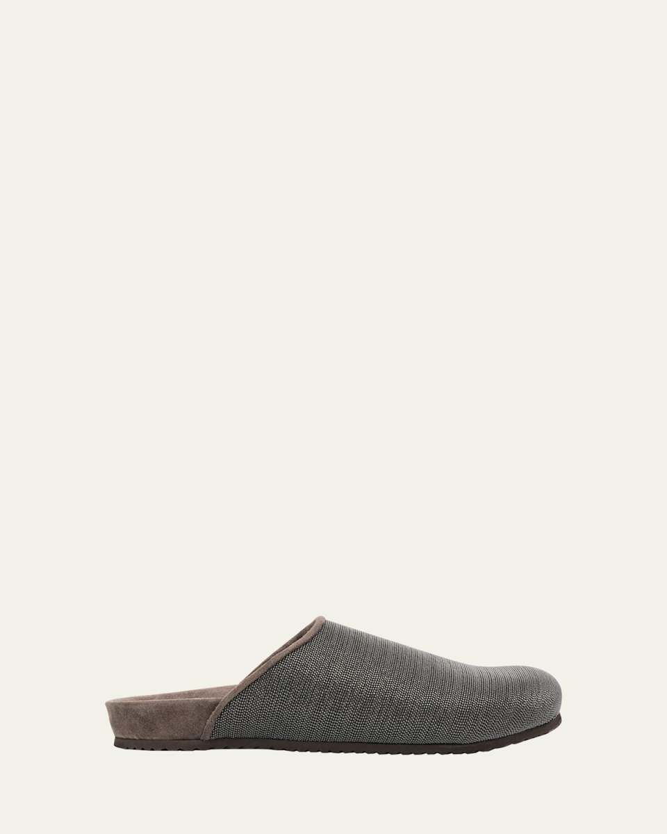 Monili Studded Slide Mules