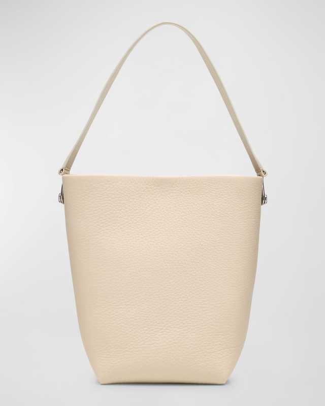 Hook Small N/S Tote Gold in Lux Grained Calfskin