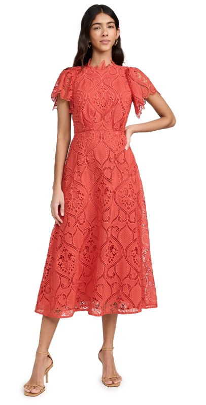 Shoshanna Norma Dress Poppy