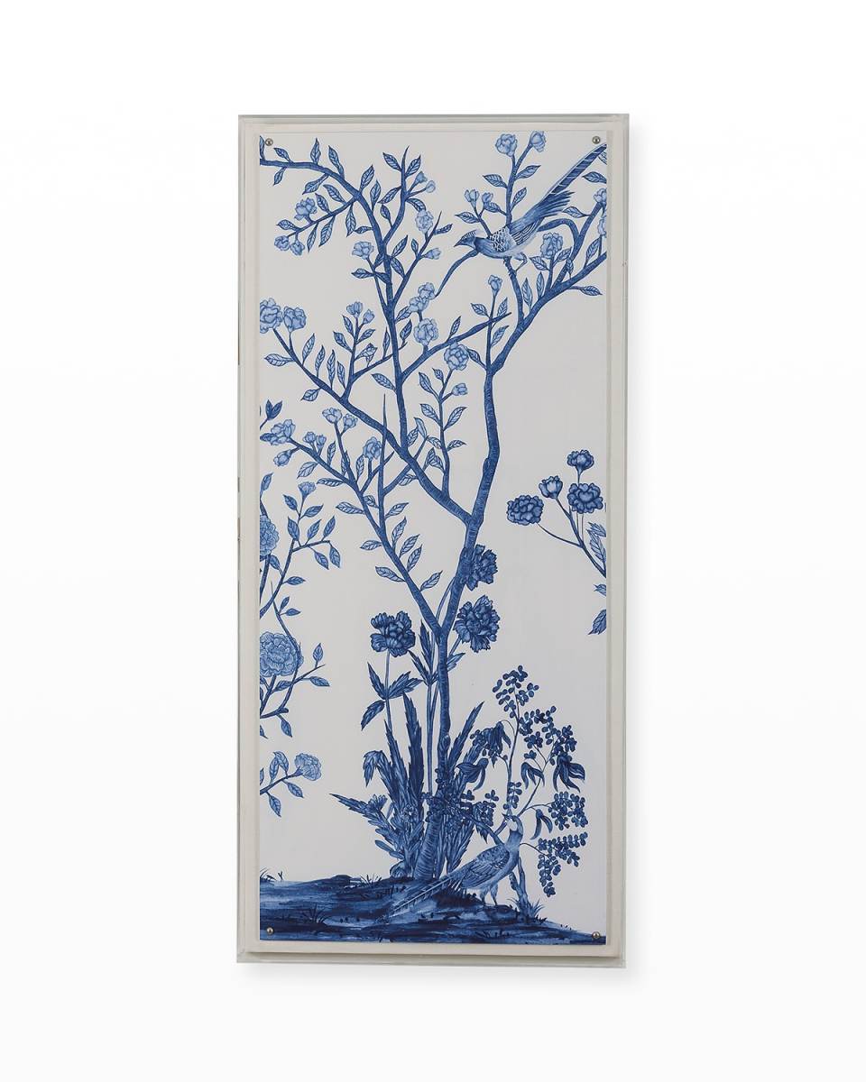 "Traditional Chinoiserie I" Wall Art - 48" x 22"