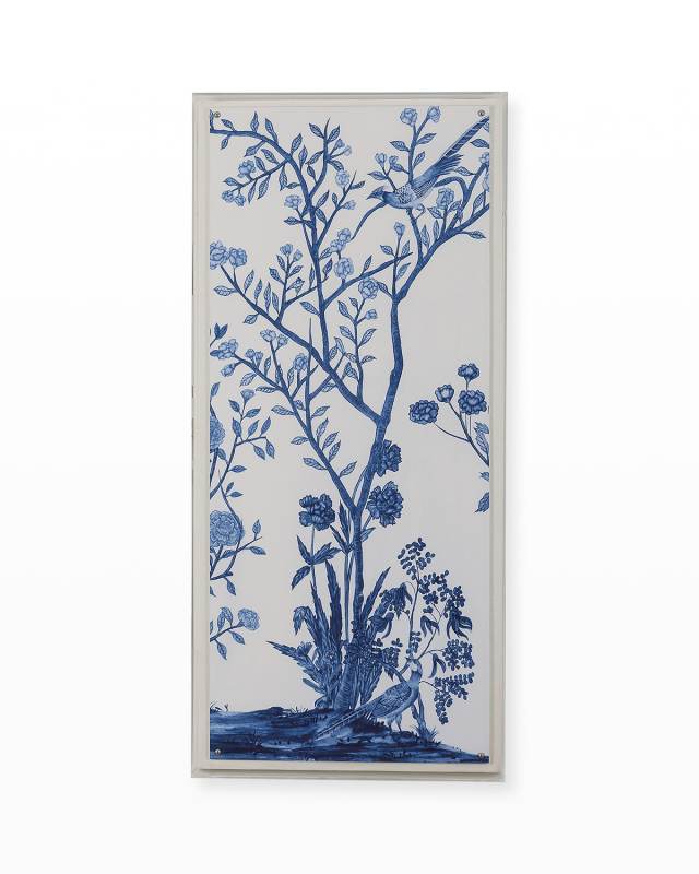 "Traditional Chinoiserie I" Wall Art - 48" x 22"