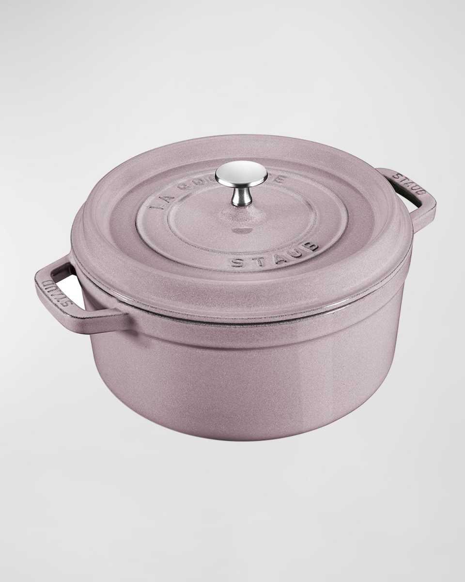 Cast Iron 5.5 Qt. Round Cocotte, Lilac