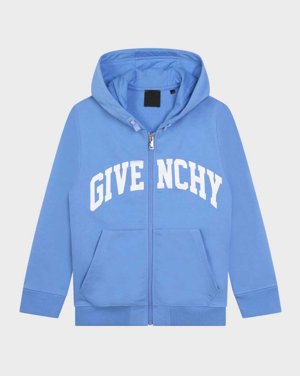 Girl's Logo-Print Fleece Hoodie, Size 4-6