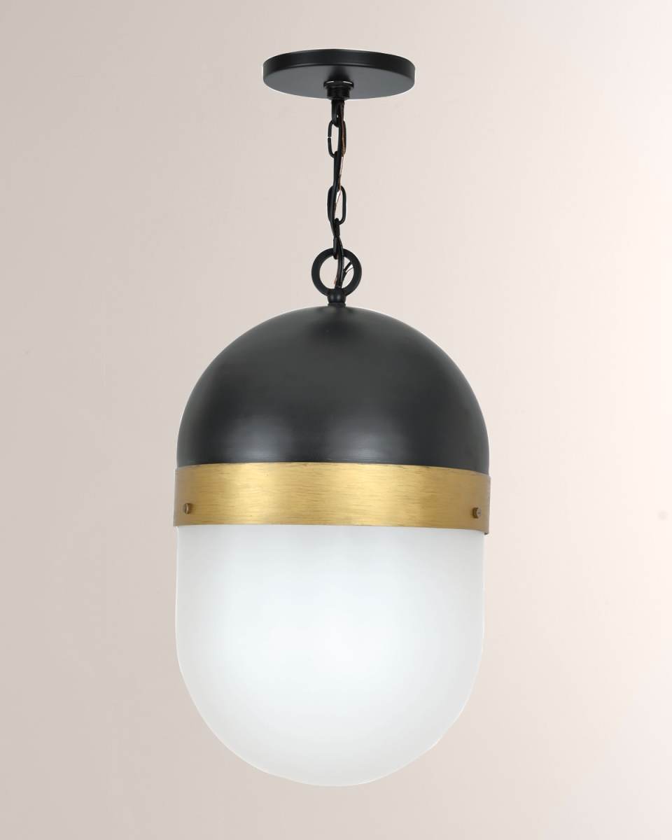 Brian Patrick Flynn Capsule 1 Light Textured Outdoor Pendant