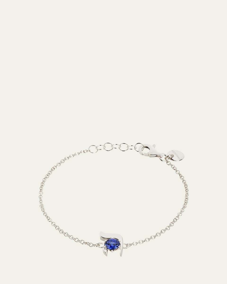 18K Gold Hebrew HEI Initial Bracelet