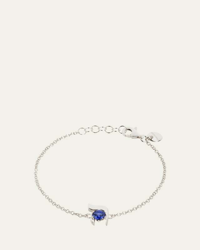 18K Gold Hebrew HEI Initial Bracelet