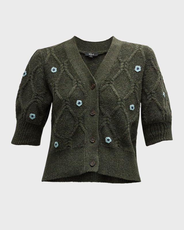 Forest Daisies Isla Cardigan