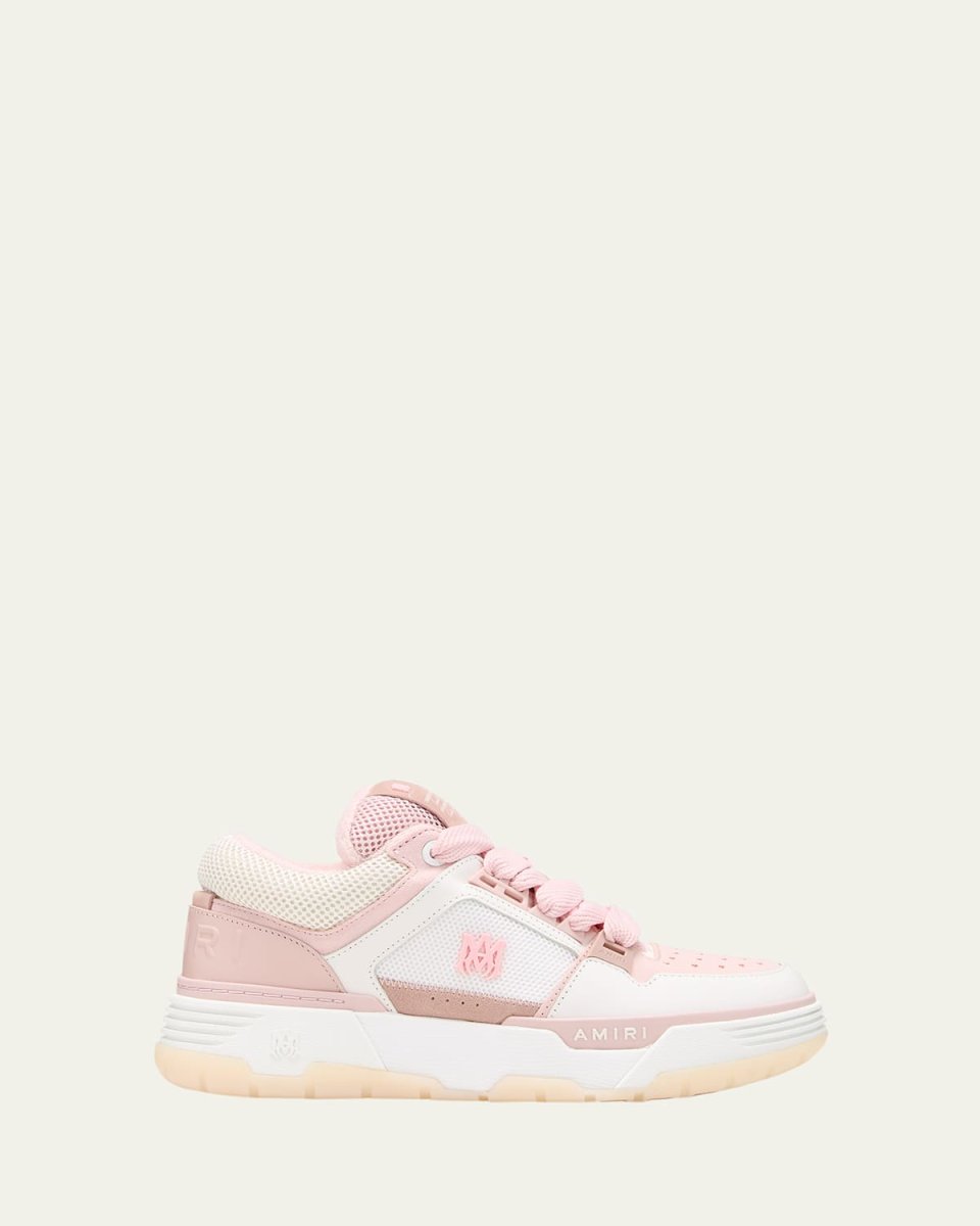 MA-1 Leather Mesh Sneakers