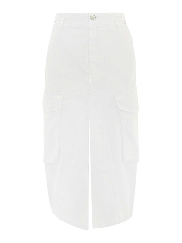 Pinko Jupe Midi - Blanc