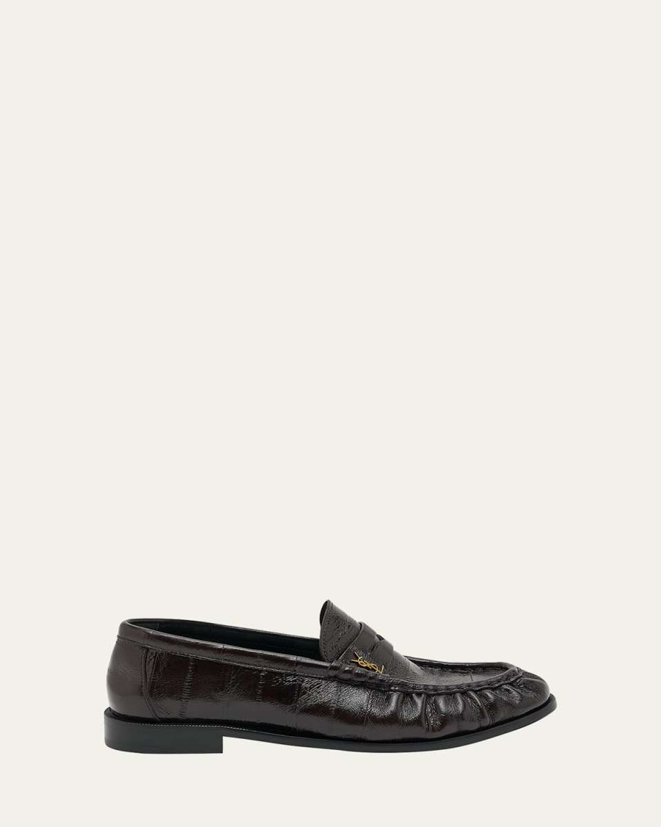 Le Leather YSL Penny Loafers
