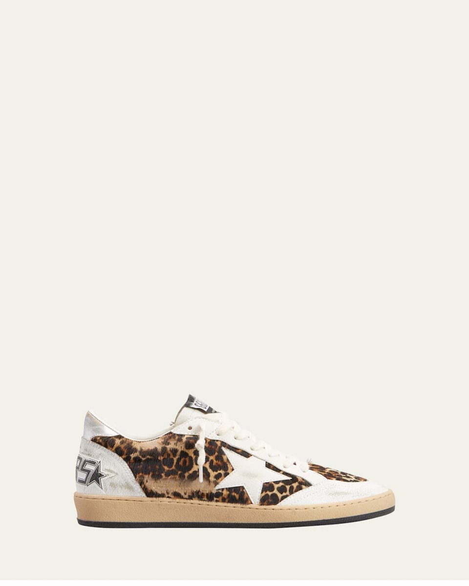 Ballstar Leopard Low-Top Sneakers