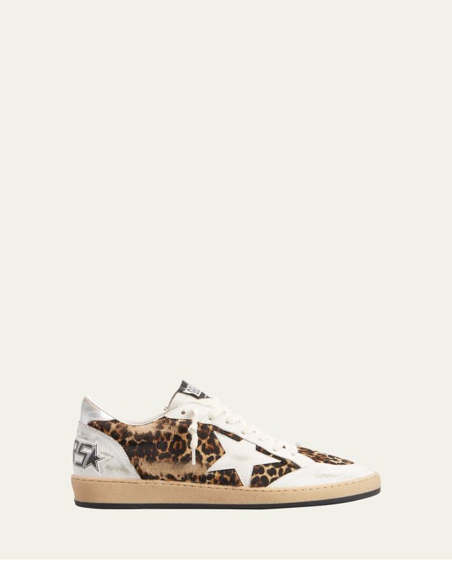 Ballstar Leopard Low-Top Sneakers