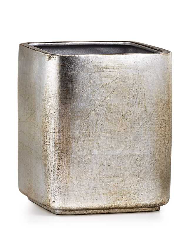Ava Wastebasket, Silver