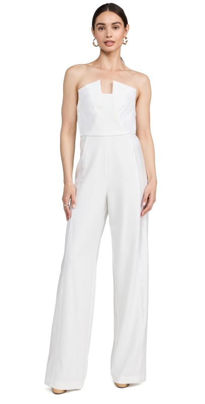 Black Halo Lena Jumpsuit Black