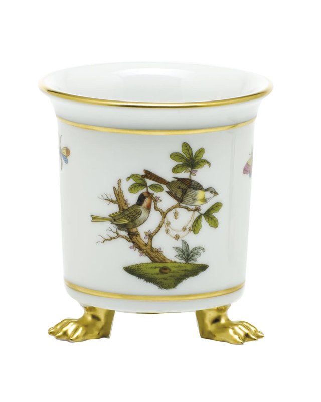 Rothschild Bird Mini Cache Pot with Feet