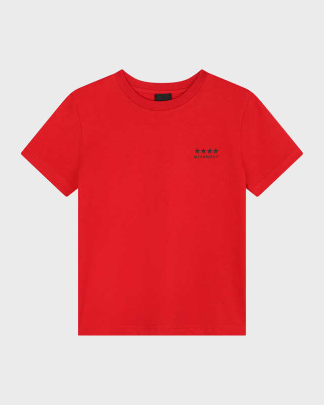 Boy's 4G Printed T-Shirt, Size 4-6