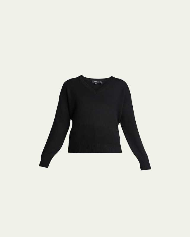 V-Neck Easy Cashmere Pullover