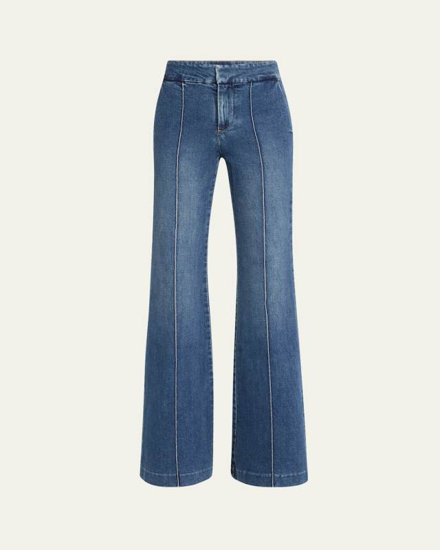 Dylan High Waisted Wide-Leg Jeans