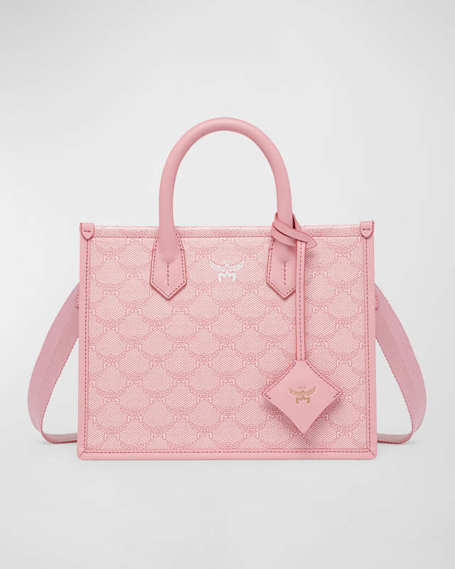 Lauretos Monogram Canvas Tote Bag