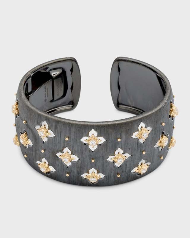 Macri Giglio 18K Gold Diamond Cuff