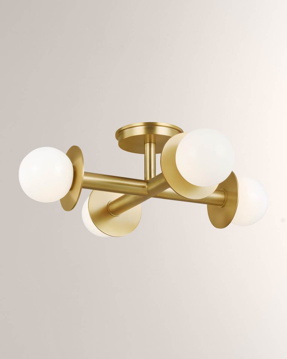 4 - Light Flush Mount Nodes By Kelly Wearstler