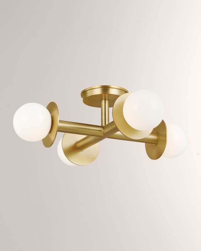 4 - Light Flush Mount Nodes By Kelly Wearstler