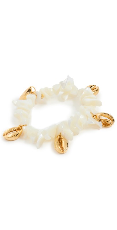 SHASHI Baltic Stretch Bracelet Gold
