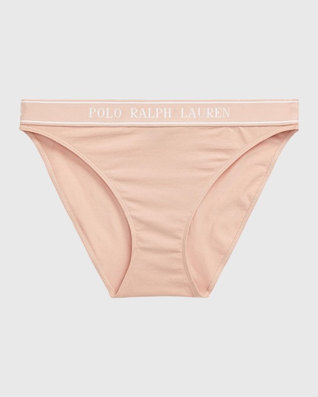 Ribbed Logo Bikini Briefs