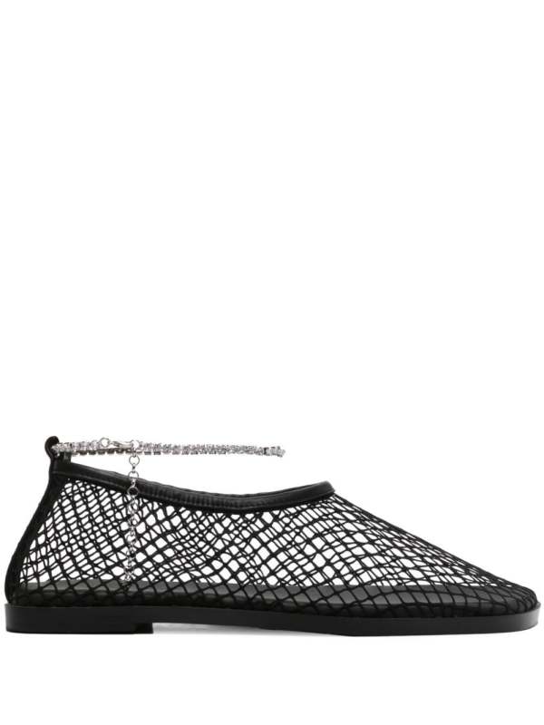 Sgreelo mesh ballerina shoes