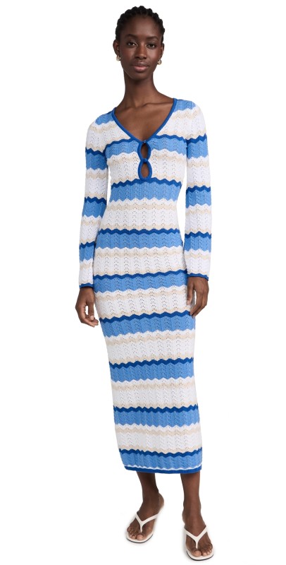 Seven Wonders Caprice Maxi Dress Blue Combo